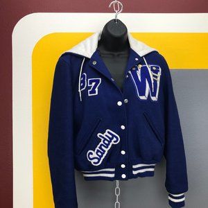 Vtg. Class of 1987 wool ladies letterman jacket